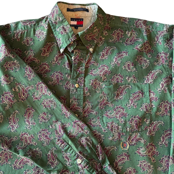 Tommy Hilfiger Other - Vintage 90s Tommy Hilfiger Men's Large  All Over Print Crest